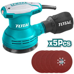 TOTAL TOOLS - LIJADORA EXCÉNTRICA O ROTO ORBITAL 320W INDUSTRIAL- TF2031256