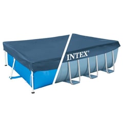 INTEX - - Cobertor piscinas rectangular Metal Frame 450x220 cm