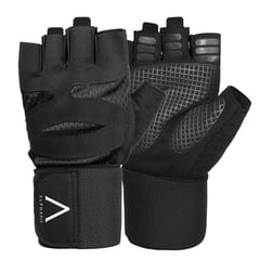 ALPHA FIT - Guantes para Gym con muñequera - Fitness - Para gimnasio - Alphafit