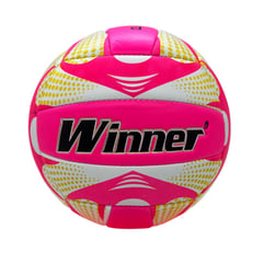 WINNER - Pelota de Voley Cosido Talla 5 Fucsia-Amarillo