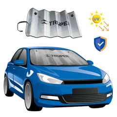 TRUPER - Tapasol para auto parasol protector de parabrisas