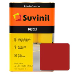 SUVINIL - PINTURA LÁTEX PISO ROJO LATA 18 LT