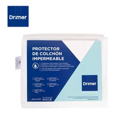 DRIMER - Protector De Colchón Amoldable Impermeable 2 Plazas