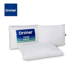 DRIMER - Almohadas Twin Pack Antiácaros 65x50 Cm