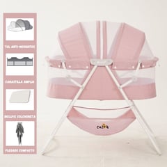 EBABY - Cuna Portátil Plegable para Bebés «DOLLY» Pink