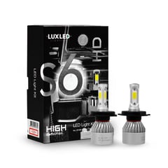 GENERICO - Kit Focos Led S6HD H4 Tecnología Alemana Auto Moto Camioneta