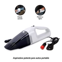 GENERICO - Aspiradora Portátil de 12V para Auto