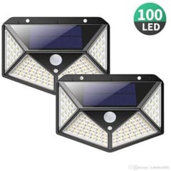 OEM - Led Solar + de 100 Leds Reflector Foco Lampara Jardin Entrada Cochera