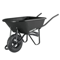 PRETUL - Carretilla Buggy 95 Litros 5 Ft3 350 Kg Tolva De Plastico