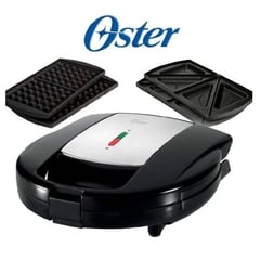 OSTER - Sandwichera Waflera Placa Intercambiable