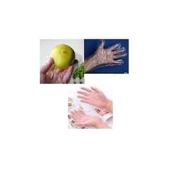 GENERICO - 100 guantes plástico desechables multiusos manos cocina