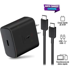 GENERICO - Cargador samsung 45w usb-c a c super fast charger torignal