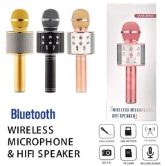 OEM - Micrófono Inalámbrico Bluetooth Altavoz Karaoke Recargable