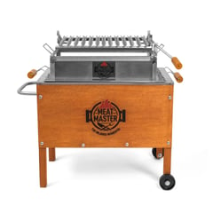 MEAT MASTER - Caja China Master Junior Parrilla De Ángulos Levadiza Galvanizada