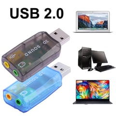 OEM - Tarjeta de Sonido Externo USB 5.1 Canales para PC