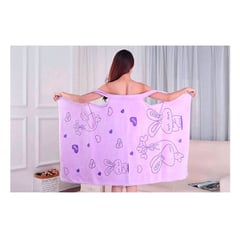 GRETAIL - Toalla De Baño Con Diseño Tipo Vestido Morada