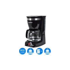 DAEWOO - Cafetera 12 Tazas DCM-1859 1.25 Litros Negra