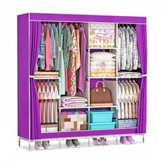 GENERICO - Ropero Organizador Armario Closet Armable 4 Cuerpos 1.70 x 1.70