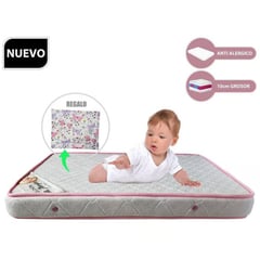 GENERICO - P- COLCHON PARA CUNAS PACK AND PLAY DE 3 ROSADO