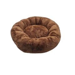 MD - Cama Para Perros y Gatos Donut Lite Marrón Talla M -