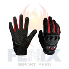 GENERICO - Guantes Antideslizantes Protección Motociclistas Scoyco MC29 Talla M Rojo