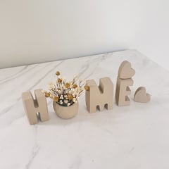 MADAME CIMENT - SET DE LETRAS HOME NUDE 5CM -