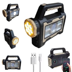 GENERICO - Linterna Lampara Solar Led Recargable USB para Acampar