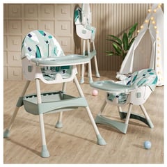 BABYKISS - SILLA DE COMER PLEGABLE COLOR JADE