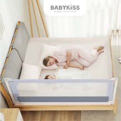 BABYKISS - BARANDA DE SEGURIDAD PARA CAMA BEBES Y NIÑOS 1.80 metros