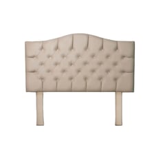 MUEBLES MACRUMO - Cabecera Alta Varsovia de 2 Plz - Beige Antifluido