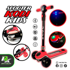 UNIVERSAL - SCOOTER PARA NIÑOS MUSICAL KODI KIDS ROJO