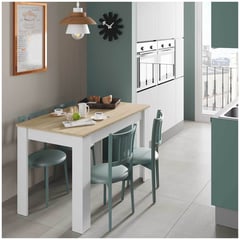 VENTITAS HOME - Mesa de Comedor Patty Rovere y Blanco