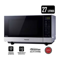 PANASONIC - MICROONDAS 27L SILVER NN-SF564MRPM