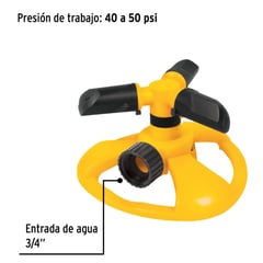 TRUPER - Regador Aspersor mariposa de riego jardinería ABS Pretul