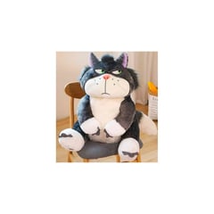 GENERICO - Peluche Gato Lucifer 65cm - Gato Kawaii Enfadado Cenicienta