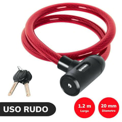 HERMEX - Candado Cadena de seguridad 20mm X 1.2mt USO RUDO 43921