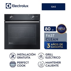 ELECTROLUX - OE8GL Horno Empotrable A Gas Grill 80LT Black