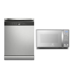 ELECTROLUX - Combo: Lavavajillas 14 Sets (EHFE14T2MSBUS) + Microondas 20L (EMDO20S2GSRUG)