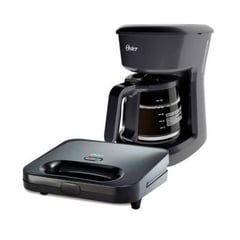 OSTER - Combo Cafetera BVSTDCS12B Sandwichera CKSTSM2885