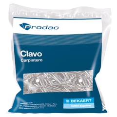 PRODAC - Clavo Carpintero sin Cabeza 1" x 17 mm. 500 gr.