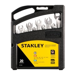 STANLEY - Set Llaves Mixtas Milimetros/Pulgadas 20 Unidades