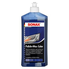 SONAX - Cera para Autos Polish + Wax Color Azul 500 ml