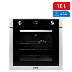 SOLE - Horno Empotrable A Gas Plateado 70L 3120Solho007