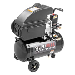 PITBULL - Compresor De Aire 2HP 24 Lt Profesional