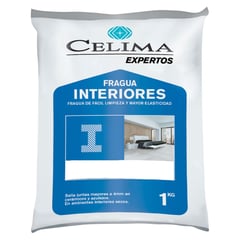 CELIMA - Fragua Interior para Porcelanatos Blanco 1kg