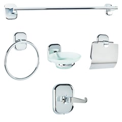 SENSI DACQUA - Set de accesorios para baño 6 piezas Napoli
