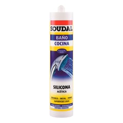 SOUDAL - Silicona Baños y Cocinas 300 ml