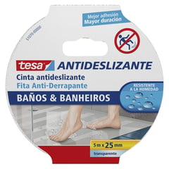 TESA - Cinta Antideslizante Baños 25 mm. x 5 m.