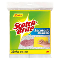 SCOTCH BRITE - Paño Secatodo x 20 und.
