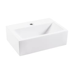 SENSI DACQUA - Lavamanos para Sobreponer Milano Rectangular Blanco